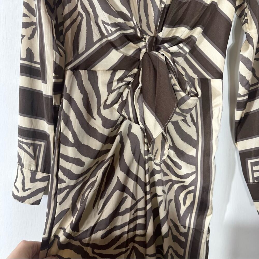 NEW Fashion Nova St. Tropez Animal Jumpsuit- Brown Combo Size XS - Picture 13 of 13